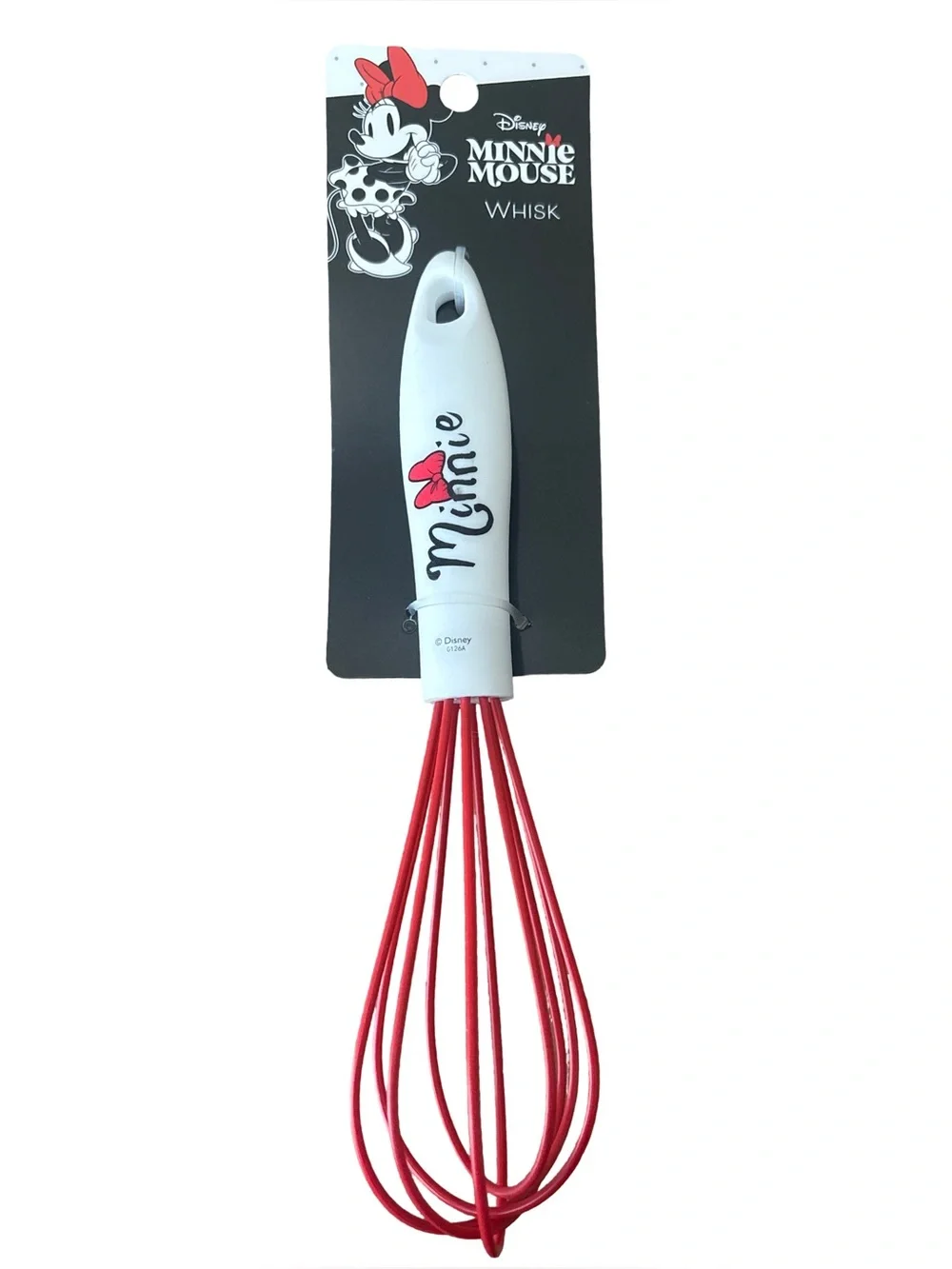 Disney Minnie Mickey Red Silicone Whisk Spatula 3Pc Set Kitchen Accessories Mini